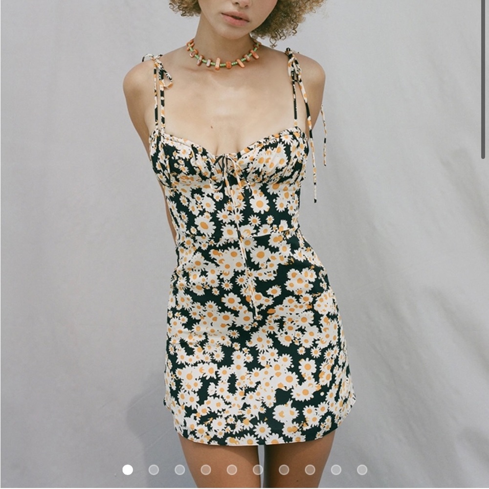 Realisation Par The Devon Sunflower Mini Dress Xxs - image 3